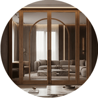 puertas hasta el techo madera essential